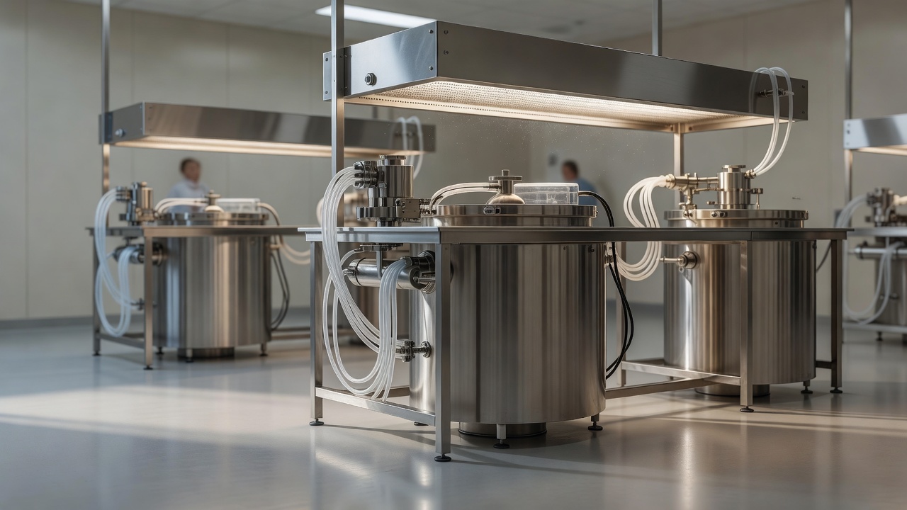 HYB compounding and solution preparation suite