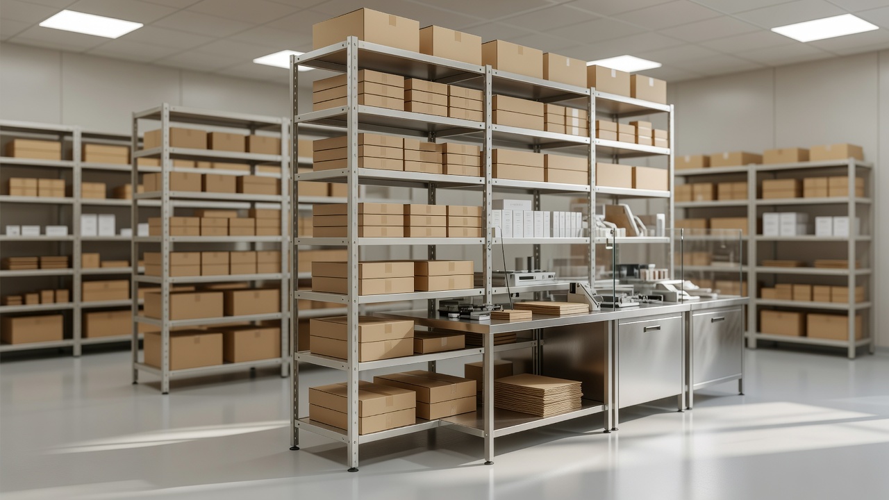 HYB storage and packaging room